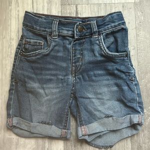 Cat and Jack Jean Shorts Toddler 3T Medium Wash Soft No Zipper Style